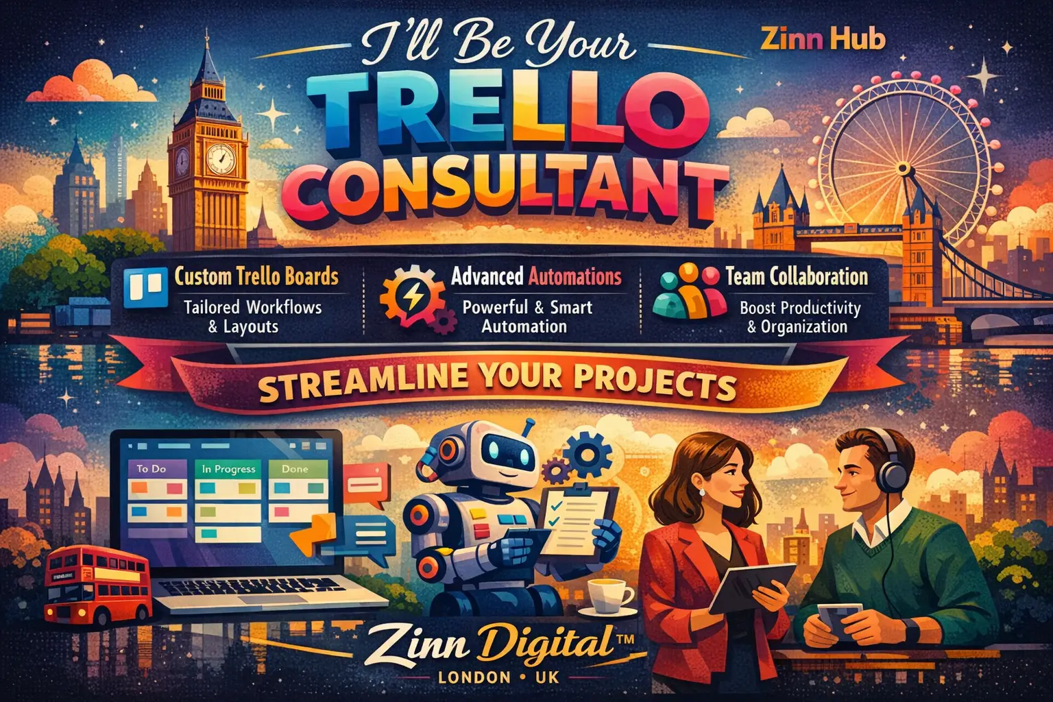 I'Ll Be Your Trello Consultant, Setting Up Project Management Boards And Automations 1 I'Ll Be Your Trello Consultant