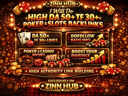 Do High Da 50 Tf 30 Plus Poker Slots Dofollow Seo Backlinks Link Building