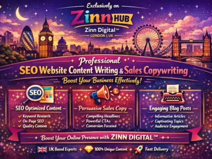 Professional SEO website content writing and sales copywriting services