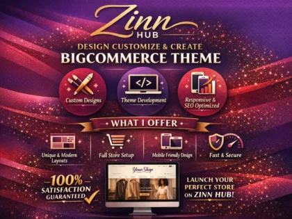 design customize and create bigcommerce theme
