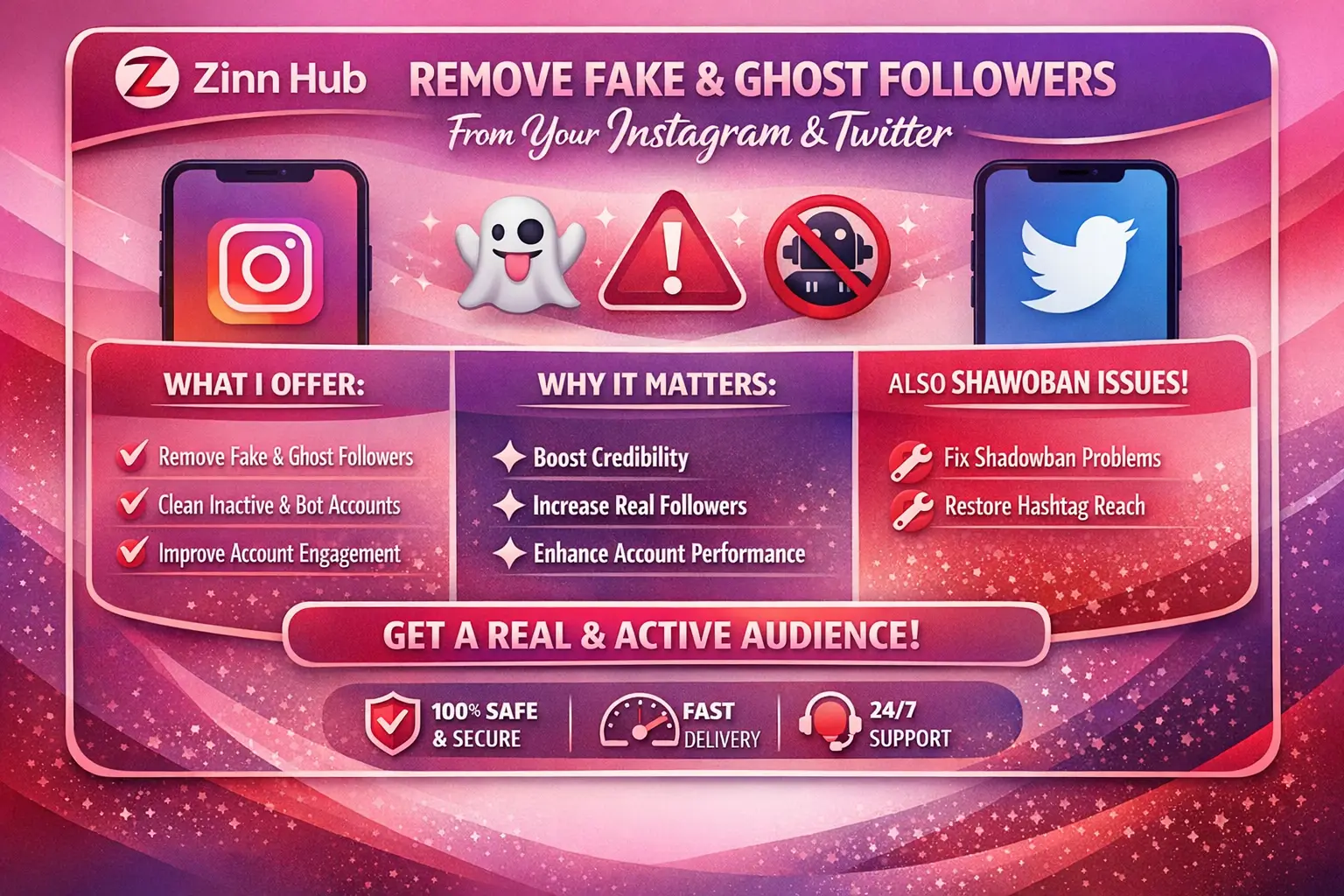 Remove Instagram Fake, Ghost Followers From Your Ig And Twitter, Shawoban Issues 1 Remove Instagram Fake