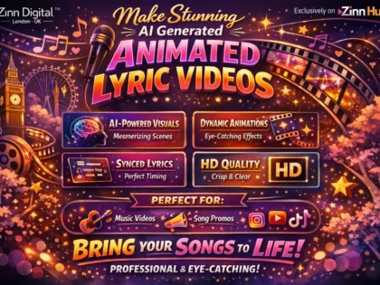 Make Stunning Ai Generated Animated Lyric Video