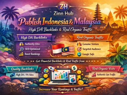 publish indonesia and malaysia high da backlinks and real organic traffic