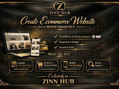 create ecommerce website with woocommerce