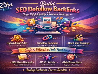 build SEO dofollow backlinks from high quality premium websites