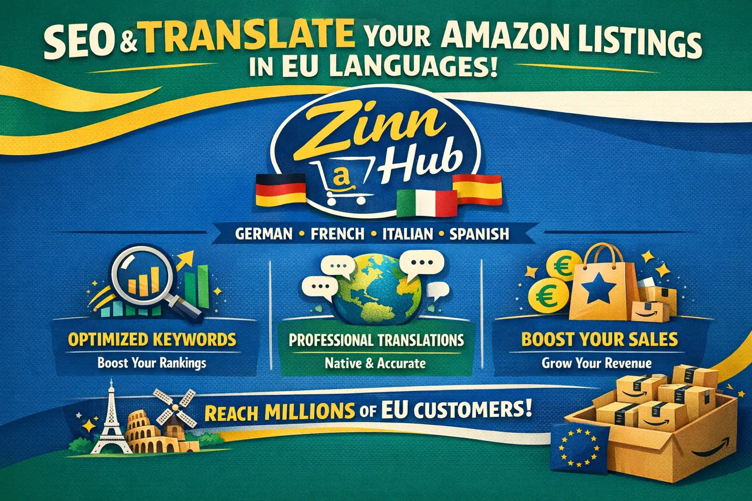Seo And Translate Your Amazon Listings In Eu Languages 1 Seo And Translate Your Amazon Listings In Eu Languages
