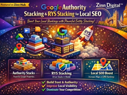 Create Google authority stacking entity and RYS stacking for local SEO