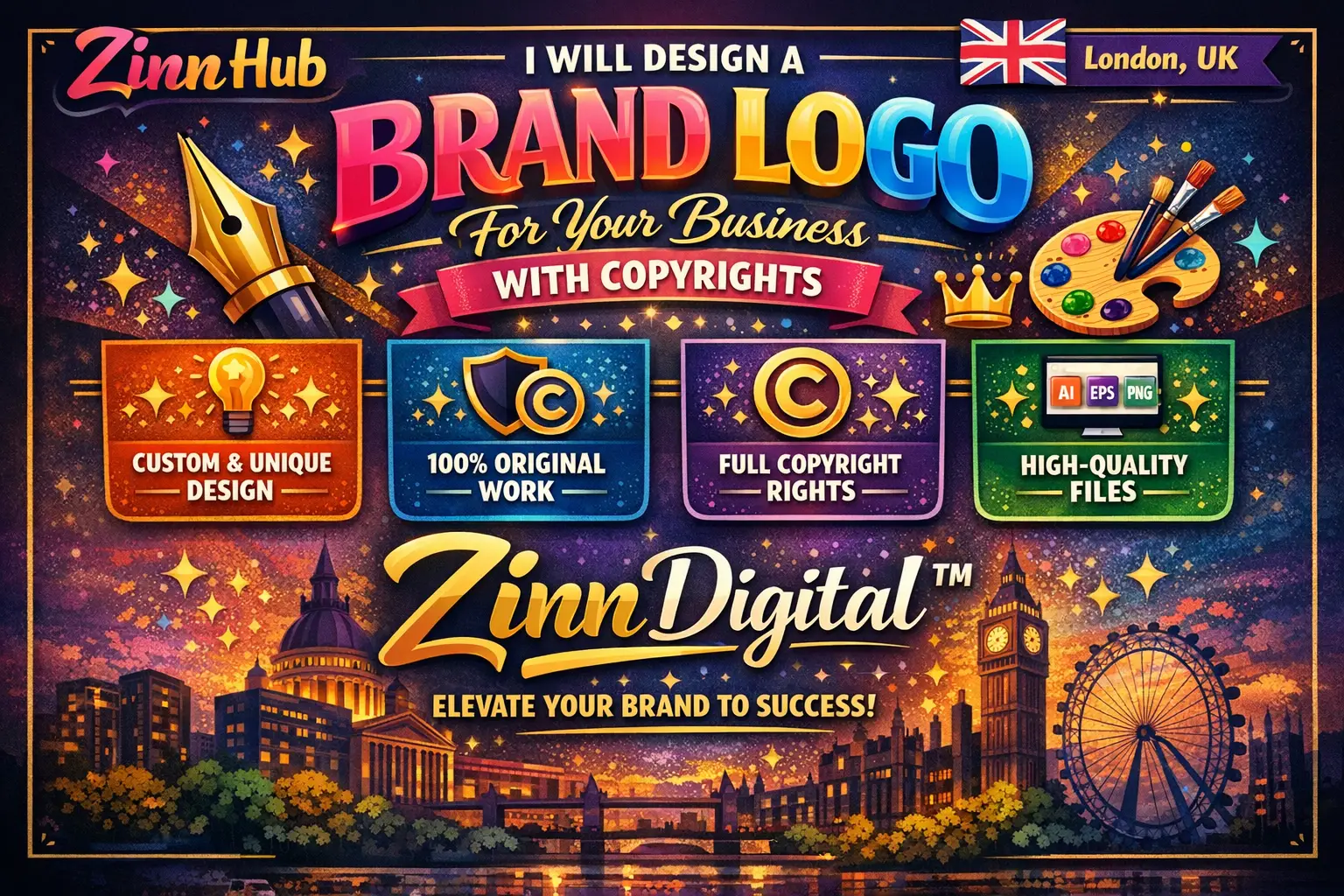 Design A Brand Logo For Your Business With Copyrights 3 Design A Brand Logo For Your Business With Copyrights - Image 3