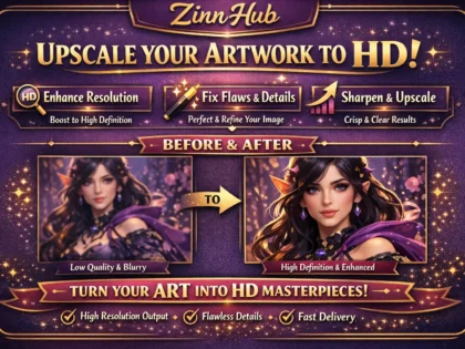 upscale your artwork