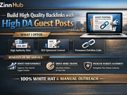 Build High Quality Backlinks With High Da Guest Posts