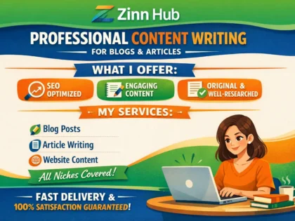 do content writing for blogs and articles