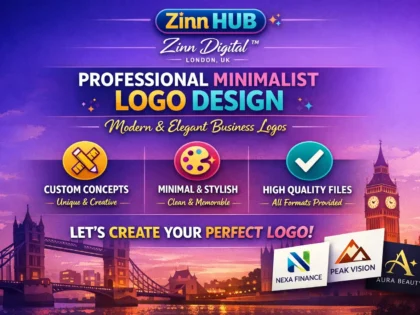 Create a professional minimalist modern business logo design
