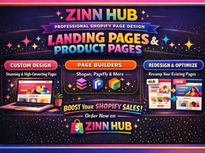 design shopify landing page