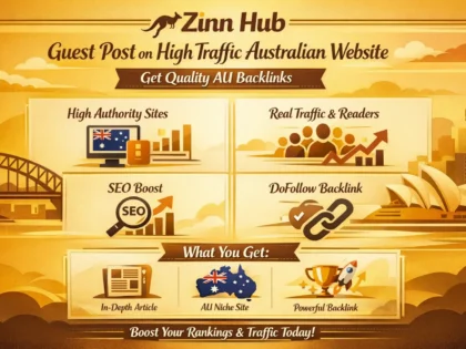 guest post on high traffic australian website