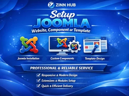 Setup Joomla Website