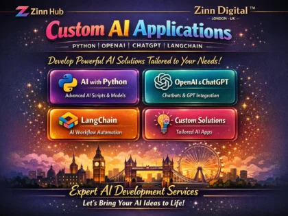 Develop custom AI applications using Python