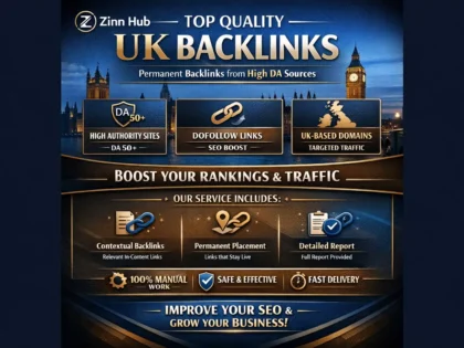 top quality permanent UK backlinks from high da sources