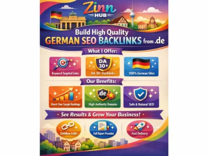 build high quality german seo backlinks from de