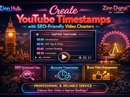 Create YouTube timestamps with SEO-friendly video chapter names
