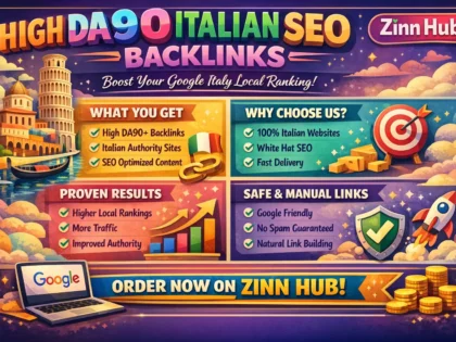 do da90 italian SEO backlinks for google italy local ranking