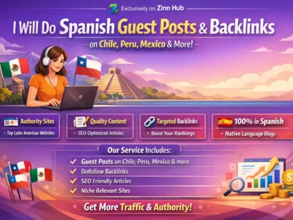 Do Spanish Guest Posts And Backlinks On Chile