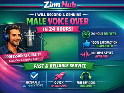 Record A Genuine Male Voice Over In 24 Hours 2 Record A Genuine Male Voice Over In 24 Hours