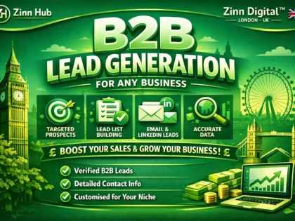 Provide B2B Lead Generation For Any Business