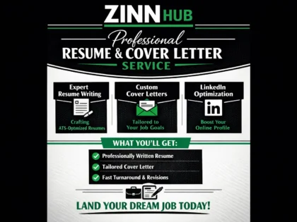 provide professional resume writing and cover letter service