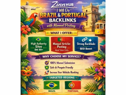 do brazil portugal backlinks with manually posting
