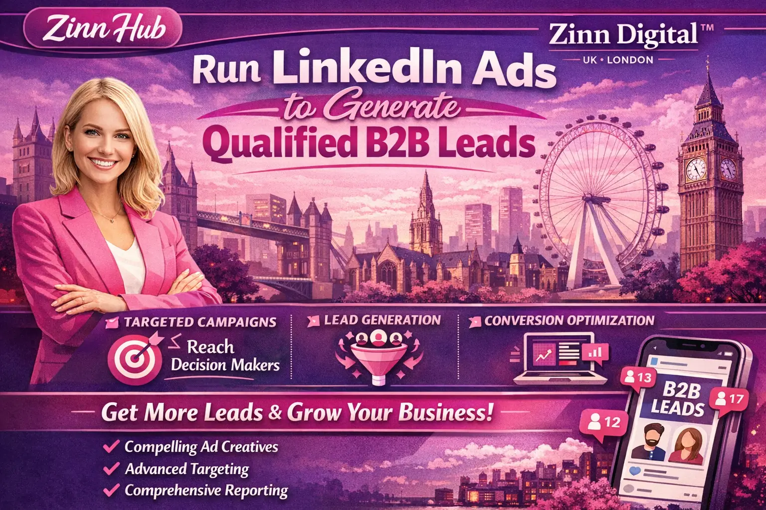 Run Linkedin Ads To Generate Qualified B2B Leads - Zinn Digital ™ 1 Run Linkedin Ads To Generate Qualified B2B Leads - Zinn Digital ™