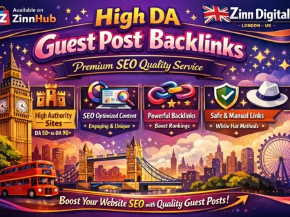 I'Ll Create High Da Guest Post Backlinks With Premium Seo Quality Service