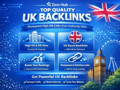 Top Quality Permanent Uk Backlinks From High Da Sources