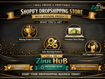 create a profitable shopify dropshipping store with winning products