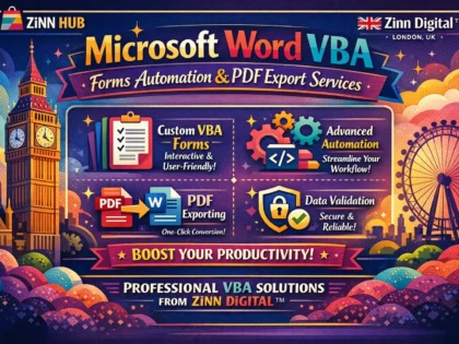 Microsoft Word VBA macro forms automation & PDF export services