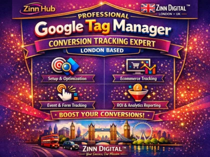 Professional Google Tag Manager & Conversion Tracking Expert - London Based