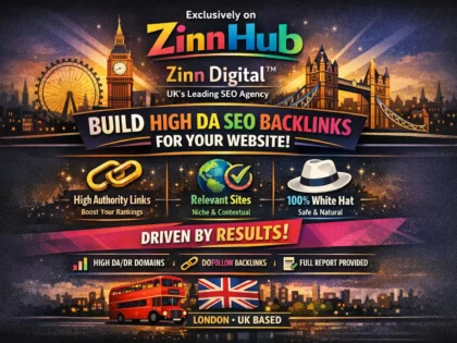 Build relevant high DA SEO backlinks for your website