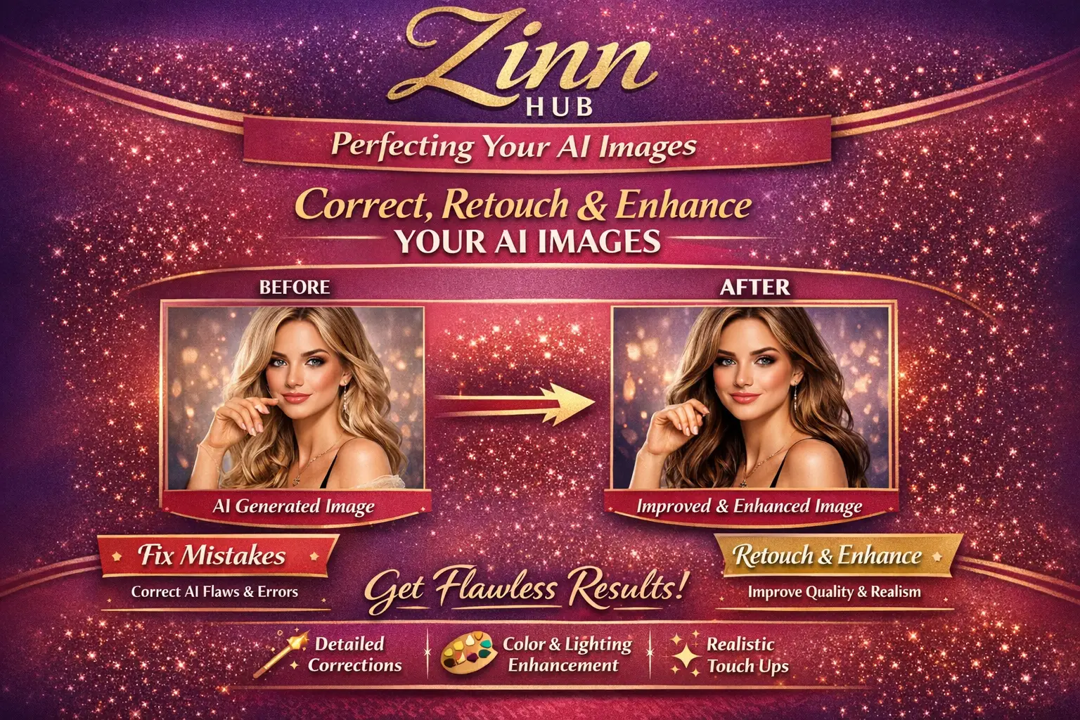 Correct Mistakes, And Retouch, Enhance Ai Generated Images 1 Correct Mistakes