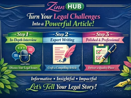 Interview You About Your Legal Challenges And Write A Professional Article