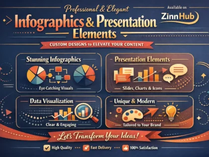design infographics and presentation elements
