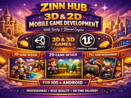 develop 3d and 2d game mobile game development with unity and unreal engine