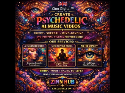 create psychedelic ai music video