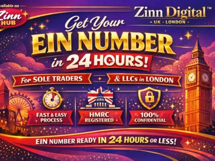 Get Your EIN Number in 24 Hours for Sole Traders and LLCs in London