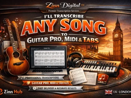 I'll transcribe any song to guitar pro