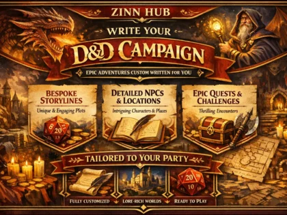 write your campaign in dungeons and dragons