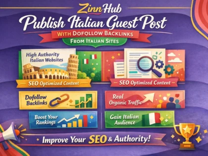 Publish Italian Guest Post With Dofollow Backlinks From Italian Sites