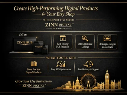 Create High-Performing Digital Products for Your Etsy Shop with Expert Etsy SEO by Zinn Digital ™