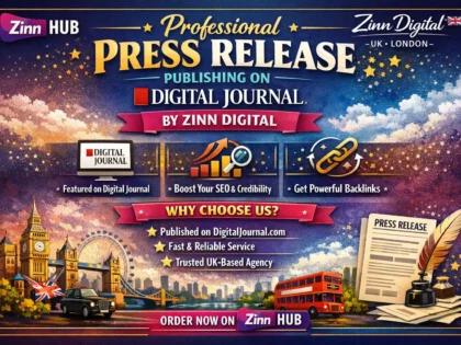 Professional press release publishing on Digital Journal by Zinn Digital ™