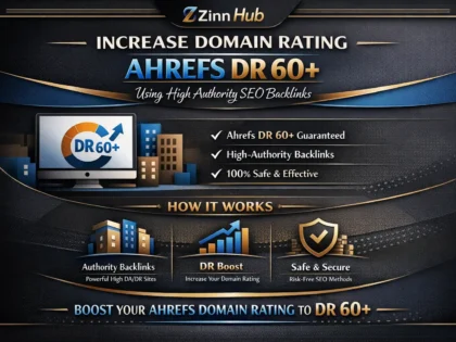 increase domain rating ahrefs DR 60 plus using high authority seo backlinks