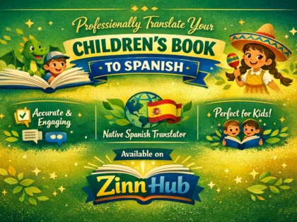 professionally translate your childrens book to spanish