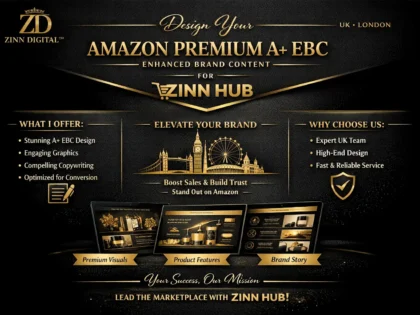 Design Your Amazon Premium A+ EBC or Enhanced Brand Content
